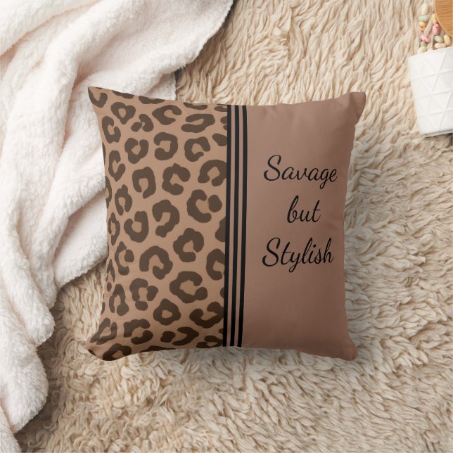 Coussin Économique, mais élégant Empreinte de léopard Jeu  (Couverture)