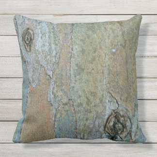 Coussin Écorce d'arbre australienne de gomme d'eucalyptus