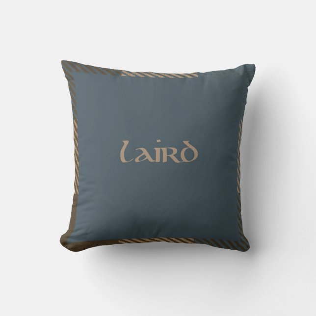 Coussin écossais de Laird de tartan (Recto)