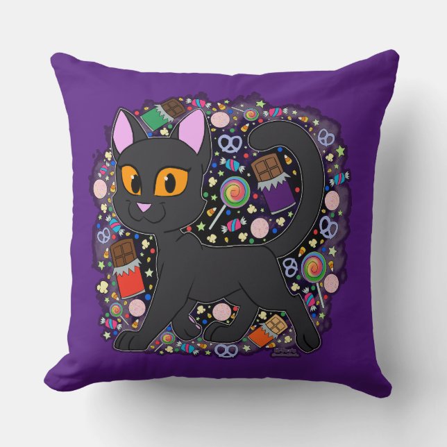 Coussin Écouteur à jetons de bonbon (Recto)