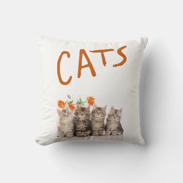 Coussin Écouteur à lancer Kitten (Recto)