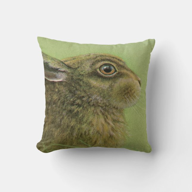 Coussin Ecran de lancement d'art animal lapin (Recto)