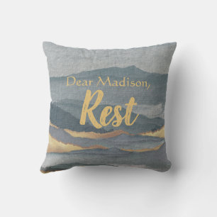 Coussin Écriture de repos