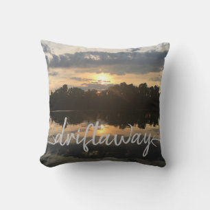 Coussin Écriture du script PERSONNALISÉ DRIFT AWAY