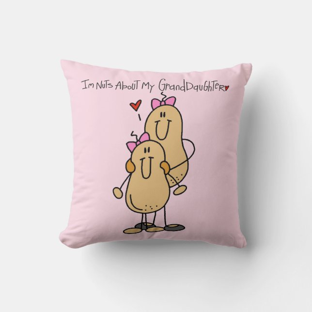 Coussin Écrous au sujet de mon T-shirts et cadeaux de (Recto)