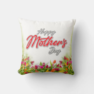 Coussin Édition élégante de la fête des mères modifiable