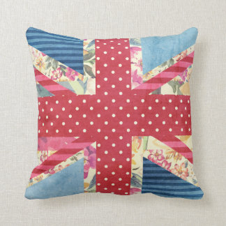 Coussin Édredon | britannique chic minable de drapeau