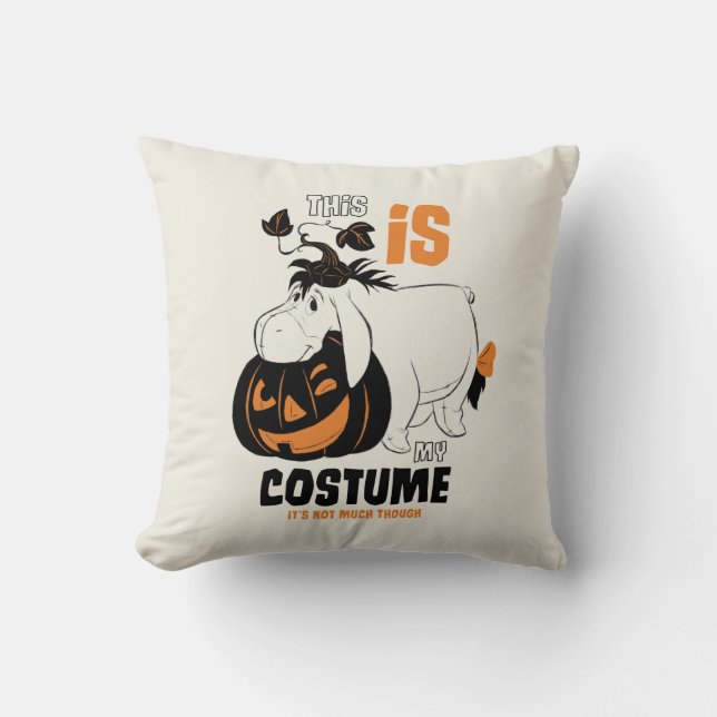 Coussin Eeyore | C'est mon costume (Recto)