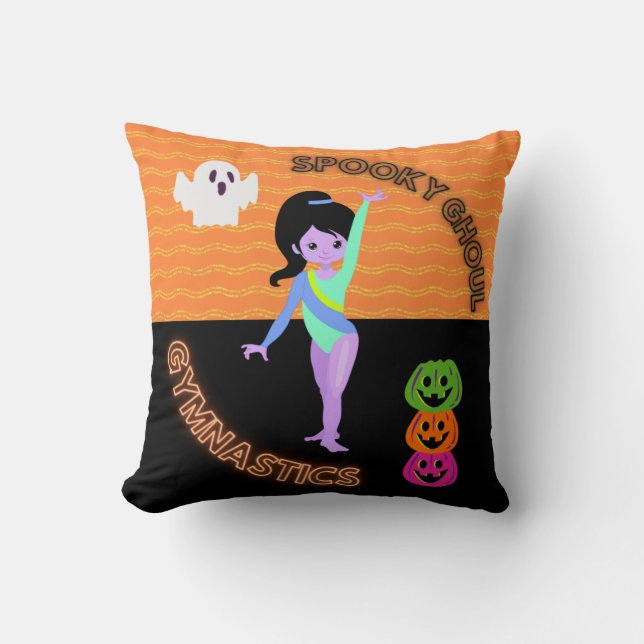 Coussin Éffrayant Ghoul Gymnastique Monster Gymnast Hallow (Recto)
