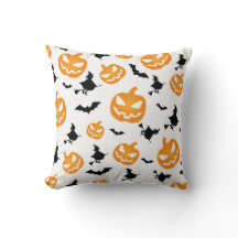 Éffrayant Orange Citrouille Halloween Motif sans c