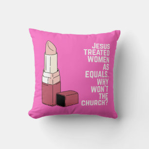 Coussin Égalité dans ses yeux - Chauffon décoratif chrétie
