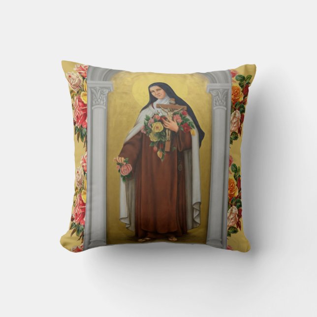 Coussin Église catholique Sainte-Thérèse Carmélite (Recto)