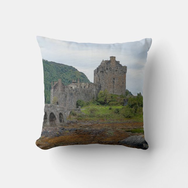 Coussin Eilean Donan Castle, Loch Duich - Ecosse, Royaume- (Recto)