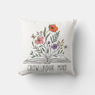 Coussin Élargissez vos Fleurs sauvages d'esprit