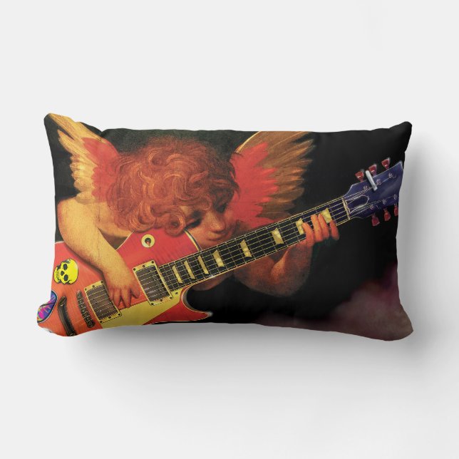 Coussin électrique de héros de guitare d'ange (Recto)