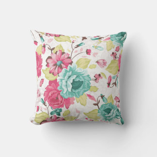 Coussin Élégance Abstraite florale Arrière - plan sans cou