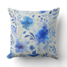 Élégance botanique bleu azur
