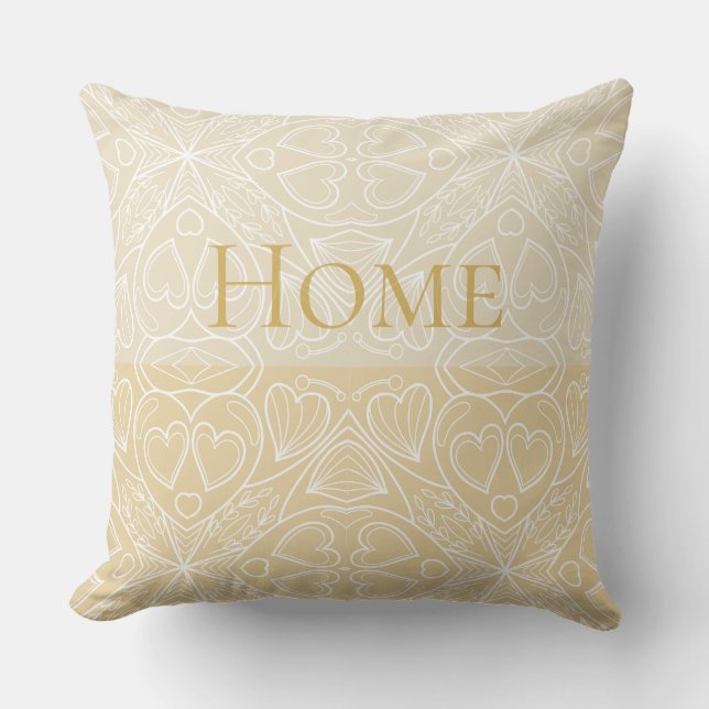 Coussin Élégance de Maison Nordique (Recto)