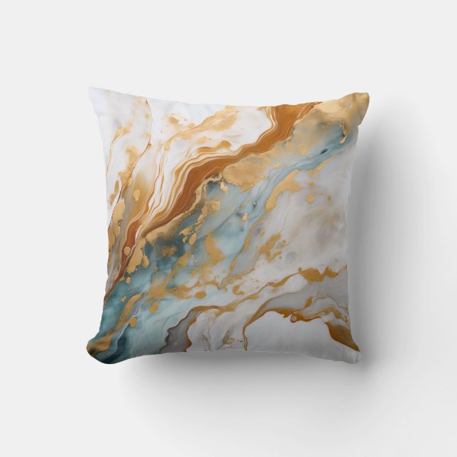 Coussin Élégance du marbre (Recto)