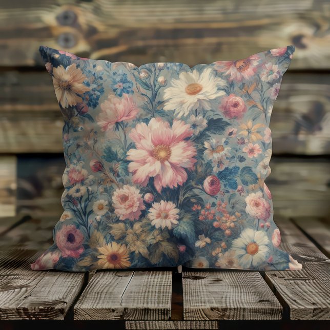 Coussin Élégance florale (Créateur téléchargé)
