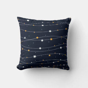 Coussin Élégant Arrière - plan Spatial Avec Étoiles
