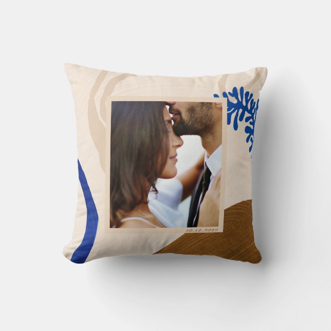 Coussin Elégant Art Moderne Abstrait Photo personnalisée (Recto)