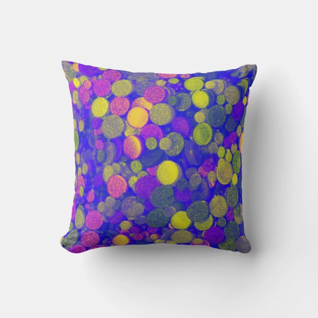 Coussin élégant avec design abstrait moderne (Recto)