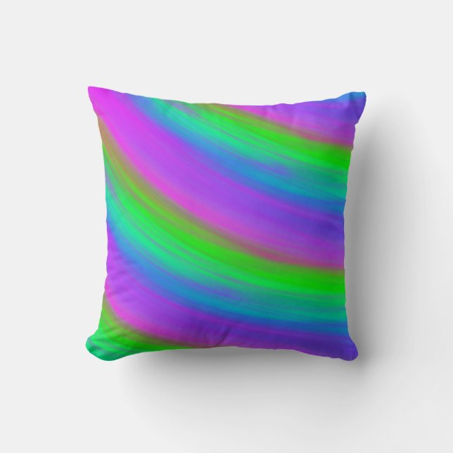 Coussin élégant avec design abstrait moderne (Recto)
