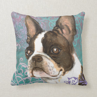 Coussin Élégant Boston Terrier