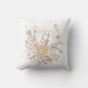 Coussin Elégant Bouquet Floral Girly Dire Jolie