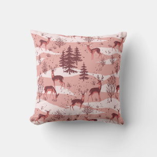 Coussin Elégant Cerf Rouge Rouge Rouge Rouge Rouge Rouge R