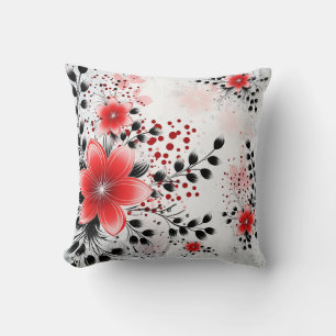 Coussin Élégant Chic élégant Floral Coloré