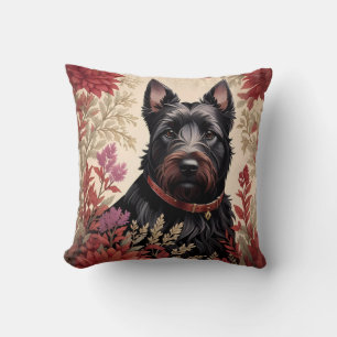 Coussin Elégant écossais Terrier Portrait de chien