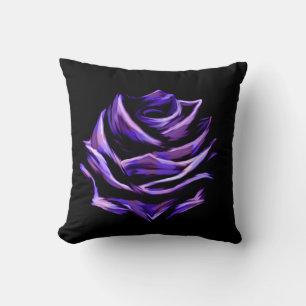 Coussin Élégant et élégant Rose de néon violet frappa