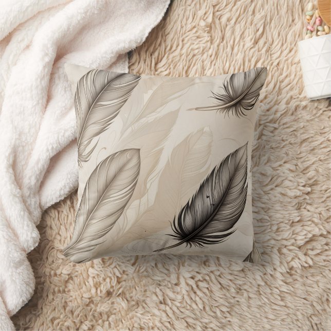 Coussin Elegant Feathers Pillow (Couverture)