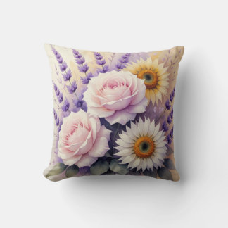 Coussin Élégant floral