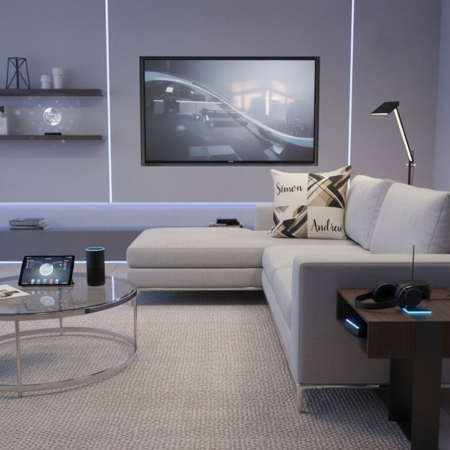 Coussin  Elegant geometrical modern pattern throw pillow (Créateur téléchargé)