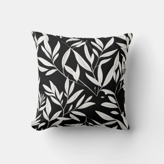 Coussin Elegant Leaf botanique d'impression lancer oreille