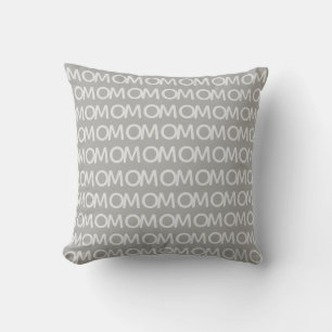 Coussin Elégant maman Motif sur Light Grey