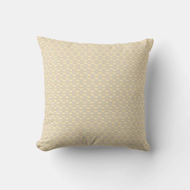 Coussin Élégant Motif géométrique pointillé (Recto)
