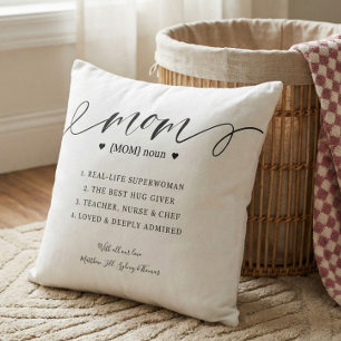 Coussin Élégant personnalisation maman définition Keepsaké