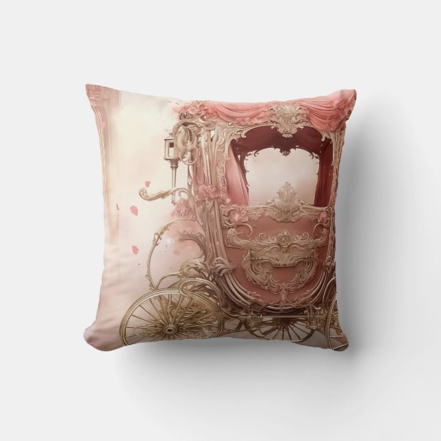 Coussin Élégant romantique vintage (Recto)