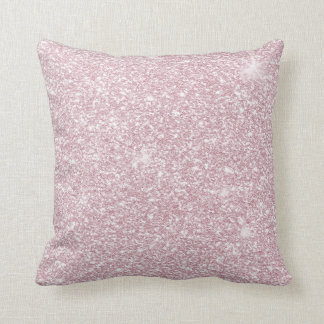 Coussin Élégant rougissent les parties scintillantes girly