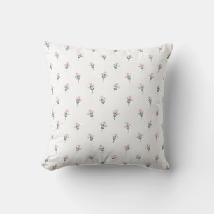 Coussin Élégant Vintage Chic Romantique Floral