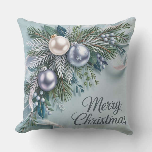 Coussin Elegant Winter Cheer (Recto)