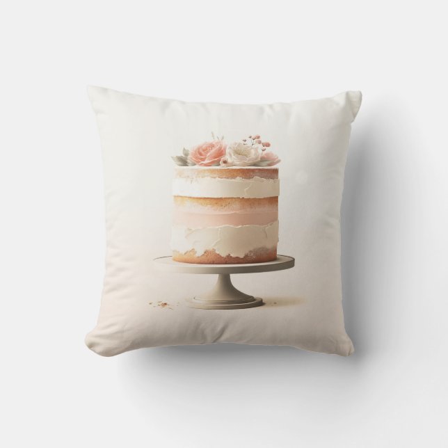 Coussin Élégante Broche Flore Cuisine Cuisine boulangerie (Recto)