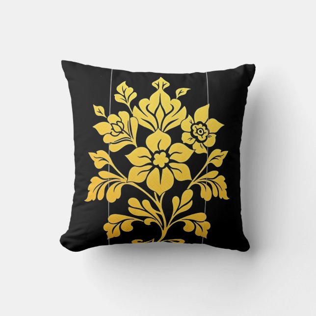 Coussin Elégante Collection Florale Luxe Populaire (Recto)