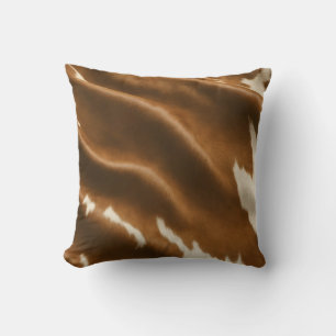 Coussin Élégante collection moderne de vache Faux cuir