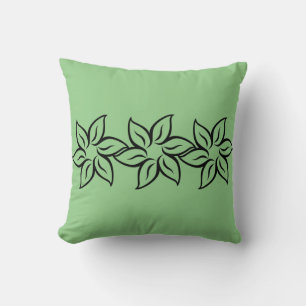 Coussin Élégante Fleur moderne Fleur Motif stylisée