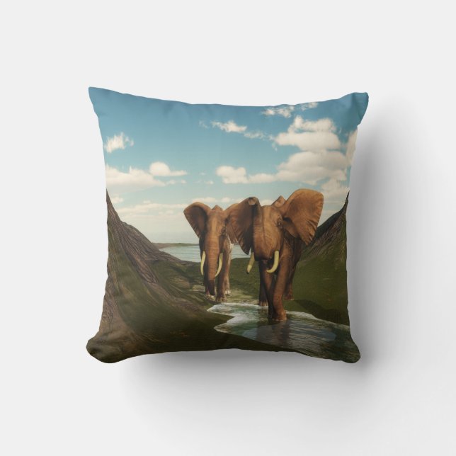 Coussin Eléphant (Recto)